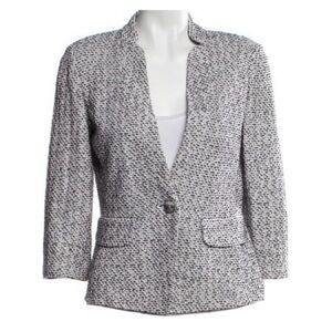 ST. JOHN 🤍 Wool Pattern Blazer